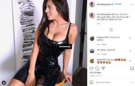 Danielle Ayala modeling for Fashion Nova